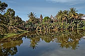 Bakong temple - the large moat surrounding the site.